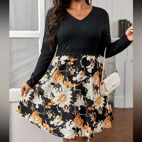 women's long sleeve tiered dress Buffalo Jeans Women's Darya Printed Tiered Mini Dress, Paisley